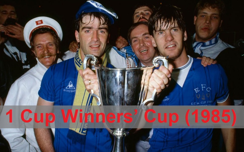 Tiểu sử Everton (1878) - Lịch sử hình thành, thành tích đỉnh 3 1 Cup Winners’ Cup (1985)