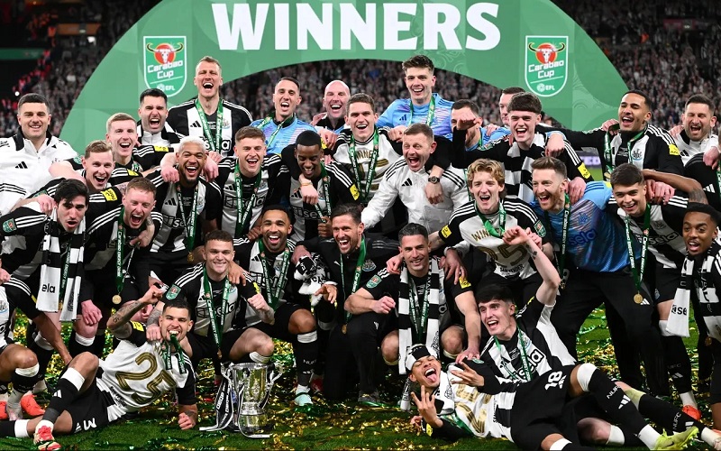 Tiểu Sử Newcastle United (1892) - Biểu tượng phía Đông Bắc Anh 3 Newcastle United vô địch EFL Cup 2024–25